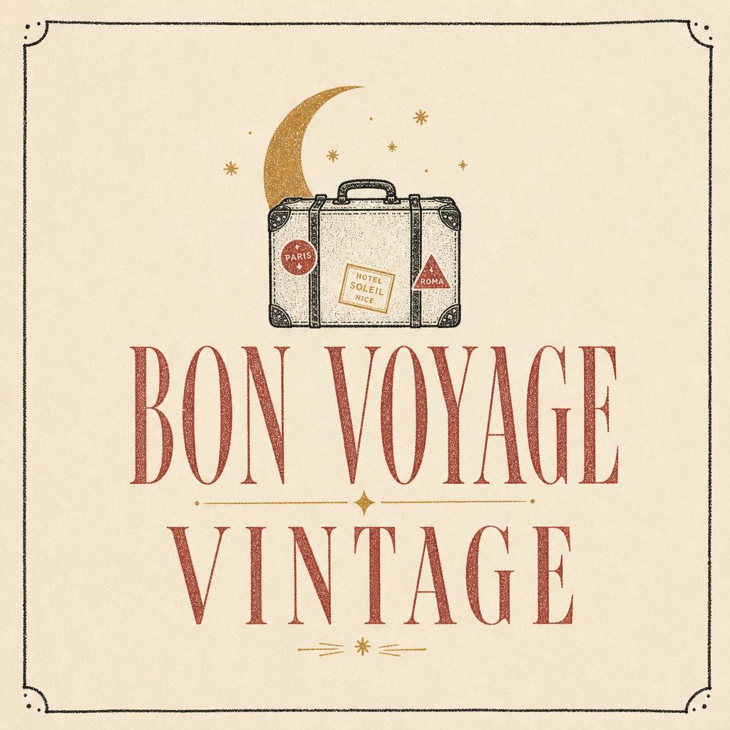 Bon Voyage Vintage logo — Baba Obscura 2026 presenting partner